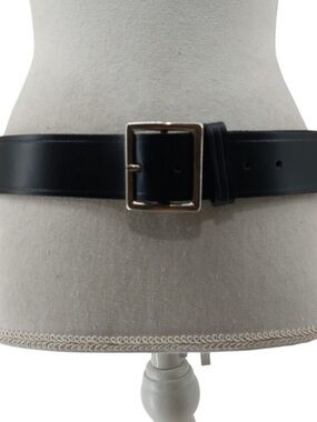 Tast Force Black Mens Belt Sz 30 Top Grain Leather USA Grunge